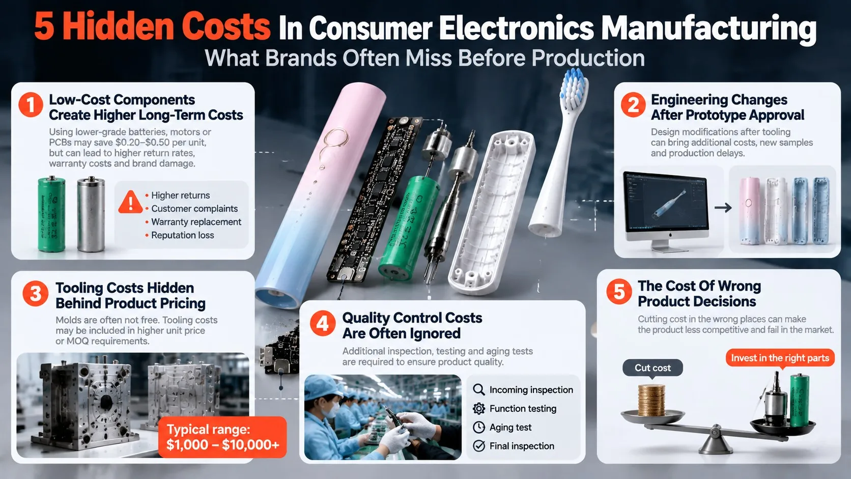 5 Hidden Costs In Consumer Electronics Manufacturing - What Brands Often Miss Before Production