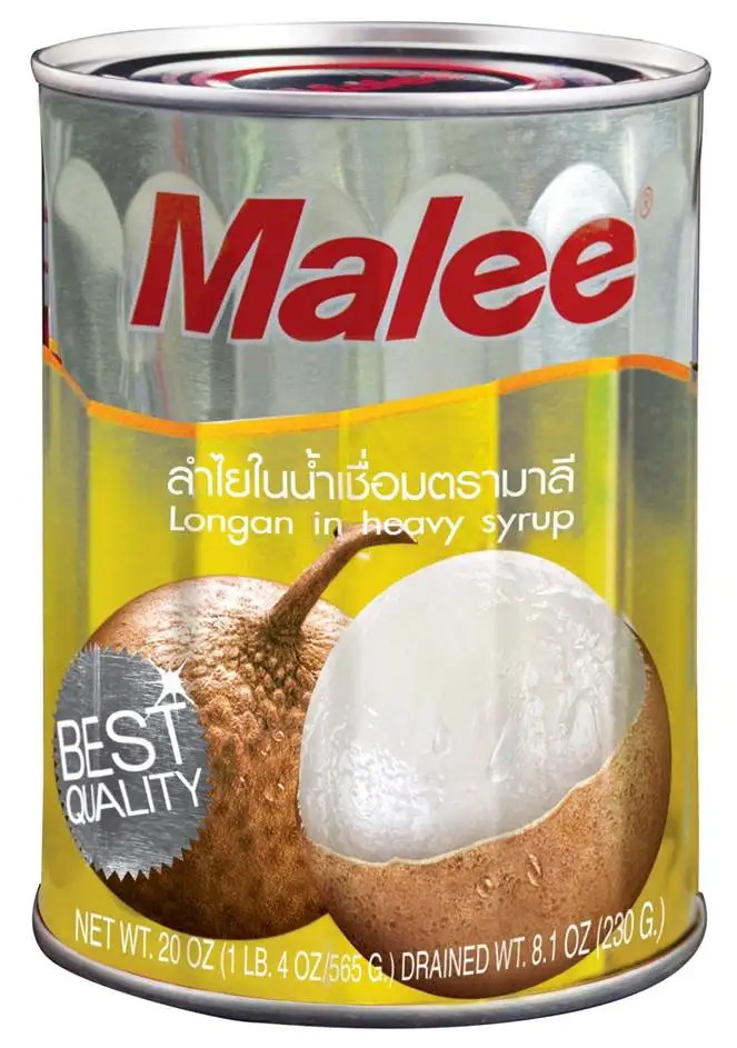 Высокое качество Malee Longan в тяжелых сиропах 20 унций. Освежающая Консерва longan с стандартным производственным процессом для хранения
