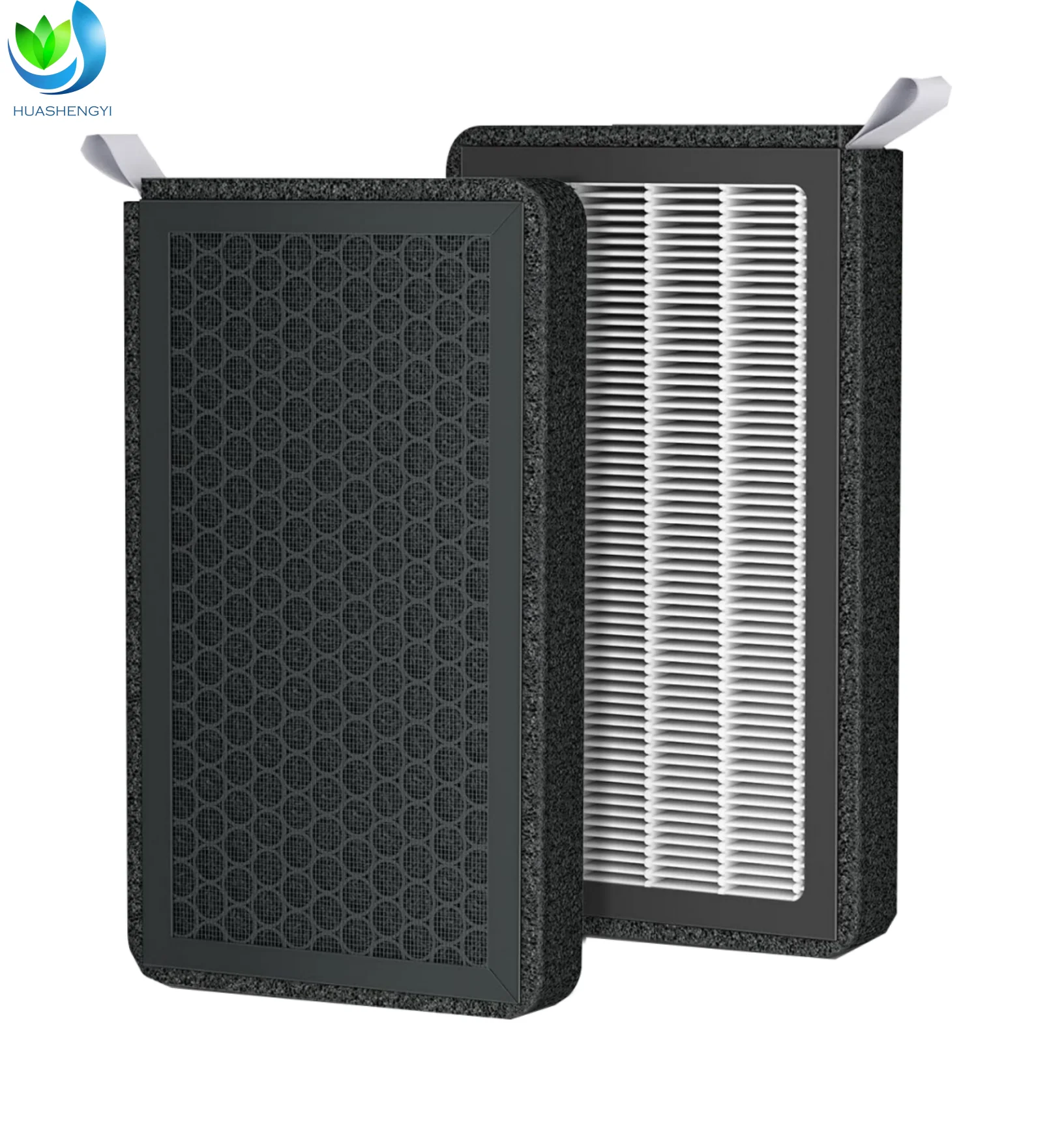 Custom HEPA Cabin Air Filter for Tesla Model Y & 3 2016-2026 Activated Carbon Pleated Filter Car Air Purification & Odor Removal