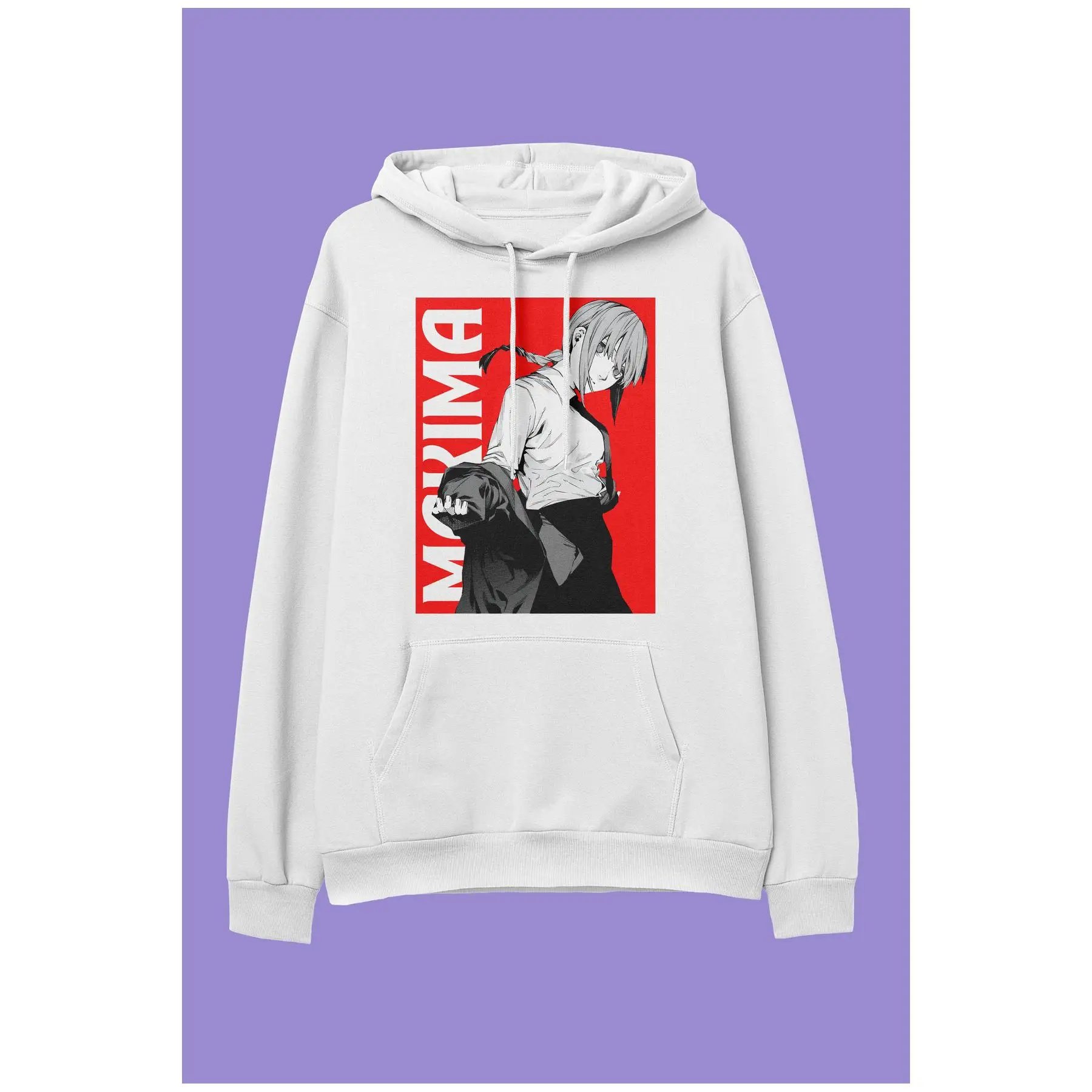 Oversize Chainsaw Man Makima anime hooded sweatshirt hoodie| Alibaba.com