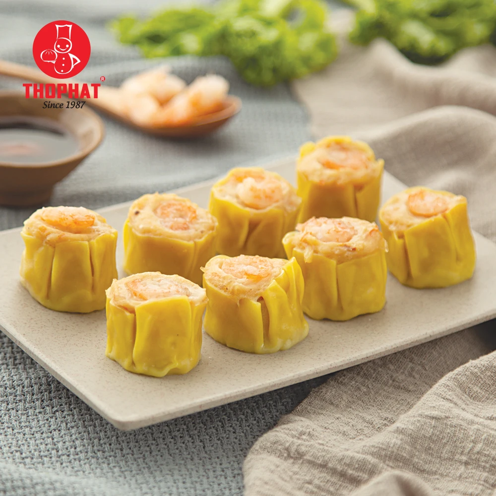 Fresh Shumai Surimi Filling Golden Sheet Instant Food Oldaged Children