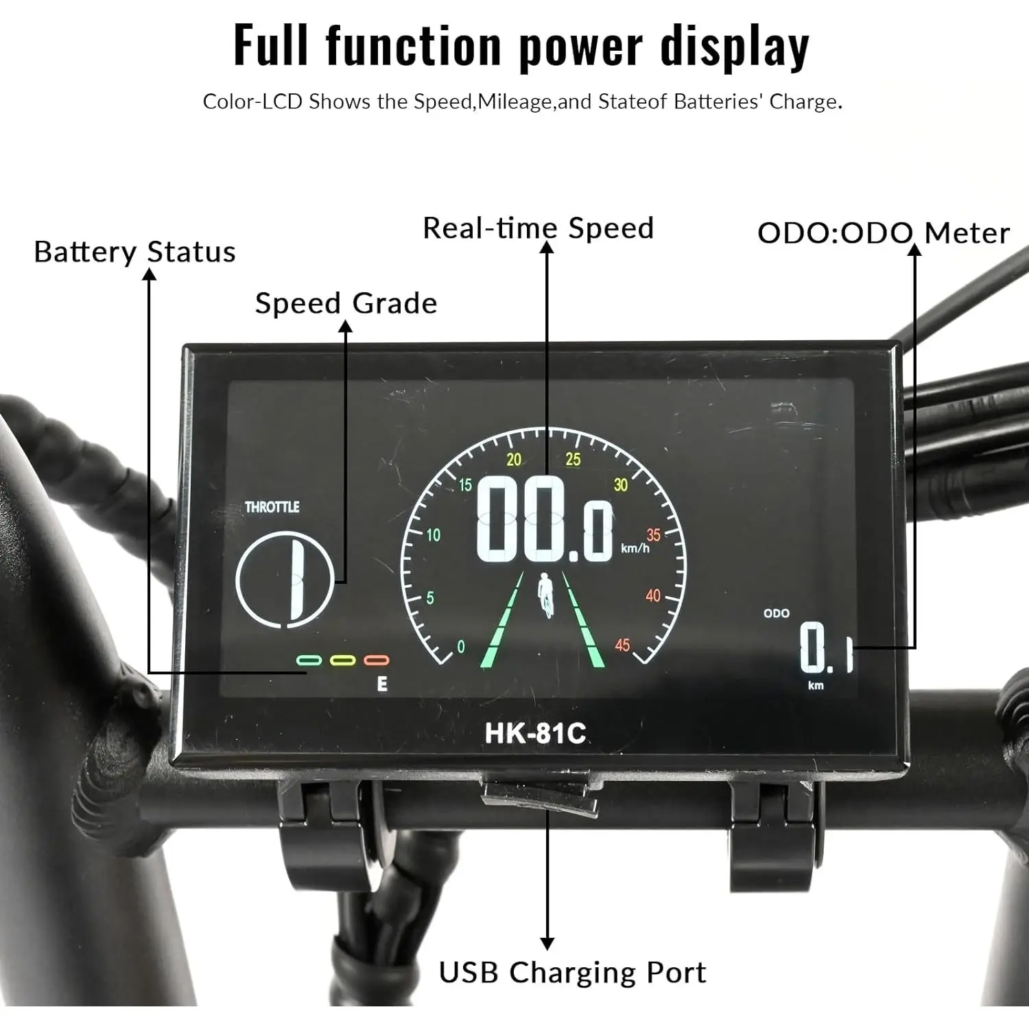 BAOLUJIE PLJ2033 Electric Bike with 20 Fat Tire 1500W/2000W Dual Motors 48V 30Ah Integrated Battery 60km Range