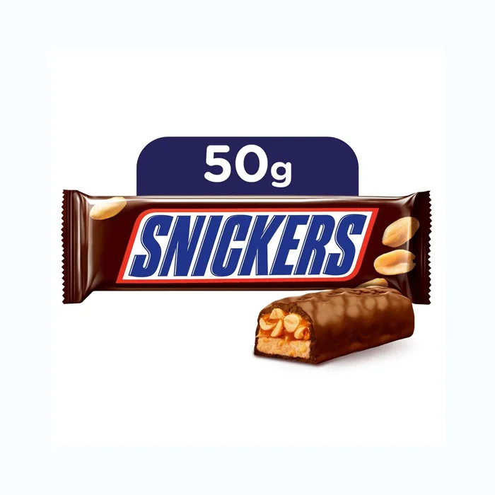 Hot Snickers Peanut Sandwich Chocolate Bar 24*51g Energy Bar Boxed ...