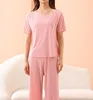 Women's pink [seamless home wear]