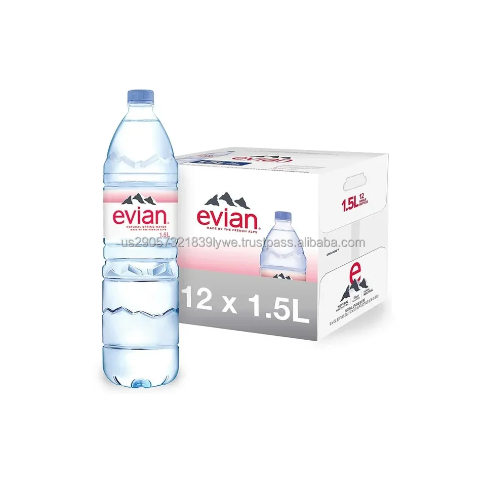 Evian Natural Spring Water (1.5l / 12pk),Prices For Evian Wholesale