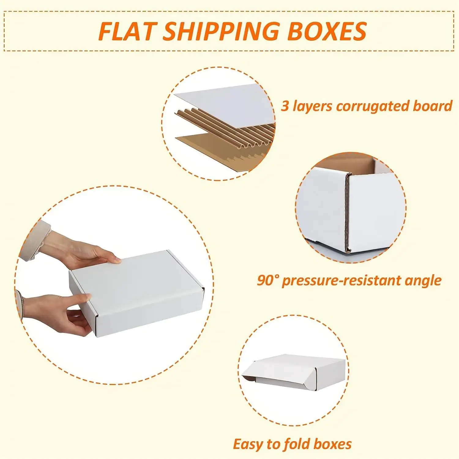Product Customize Mailer Box Packaging Printing Clothes Apparel Corrugated Custom Wig Boxes With Logo Packaging