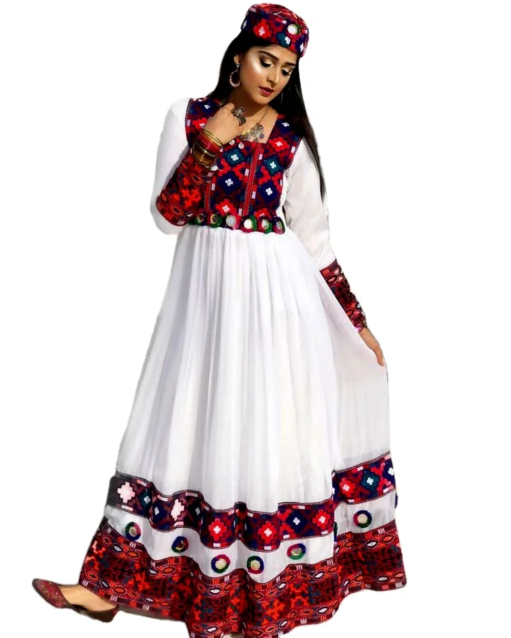 Tribal Ethnic Vintage Kuchi Dress Afghan Pakistani Kuchi Party Traditional Multi Color Dress