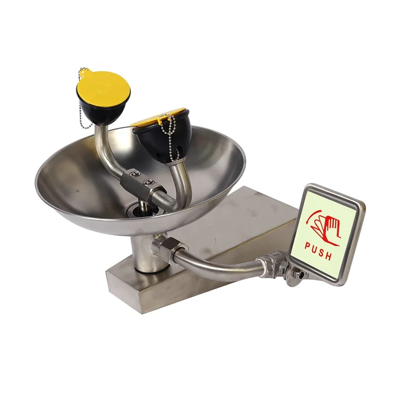 Wall Mount Emergency Eyewash Station With Fixed Dust Proof Cover Buy