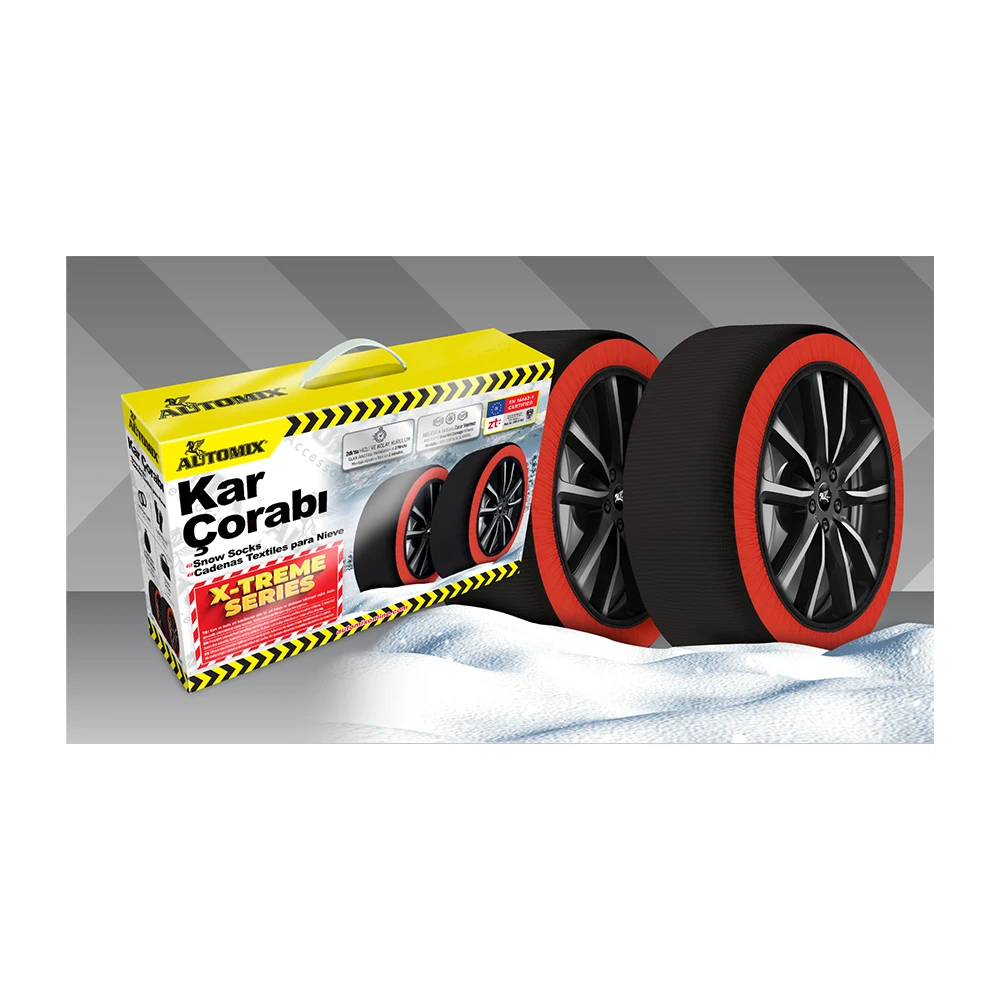 Лидер продаж легкие в установке носки для снега текстильная цепь высококачественные снежные Размер X-маленькие части колес автомобильные