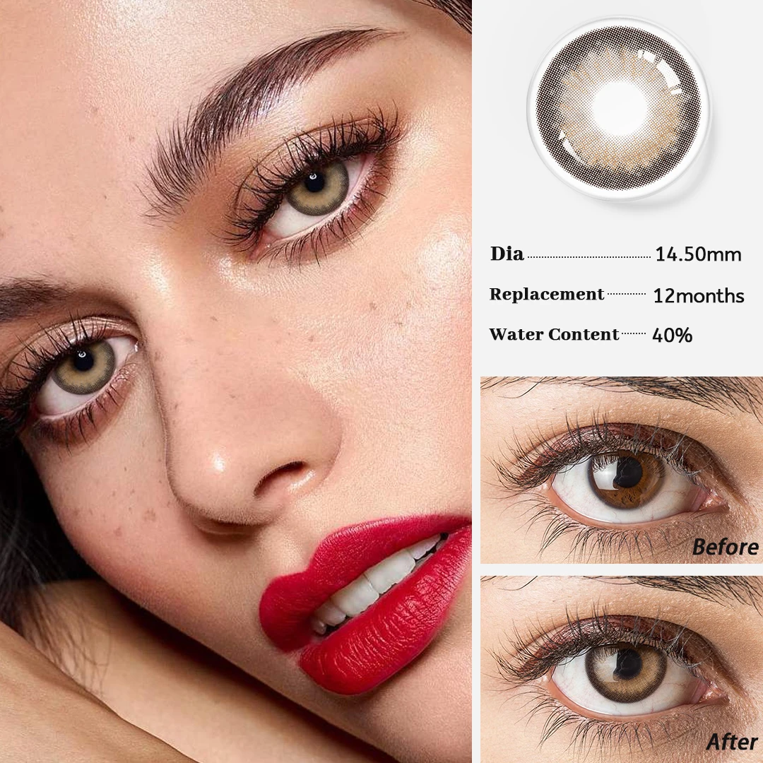 HOT ocean style wholesale colored contacts natural look China yearly batis eye contact lenses color contact lens