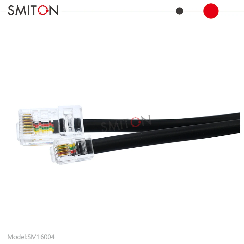 Câble RJ45 8P8C Vers RJ9 4P4C Brochage Personnalisé 1m - Câble Réseau PVC Cuivre Nu