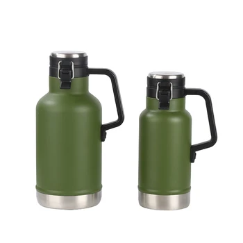 Classic Insulated Stainless Steel Keg Growlers