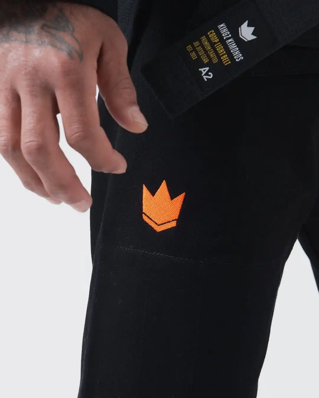 High Quality Pearl Weave Black Bjj Kimono / Black Bjj Gis High Quality