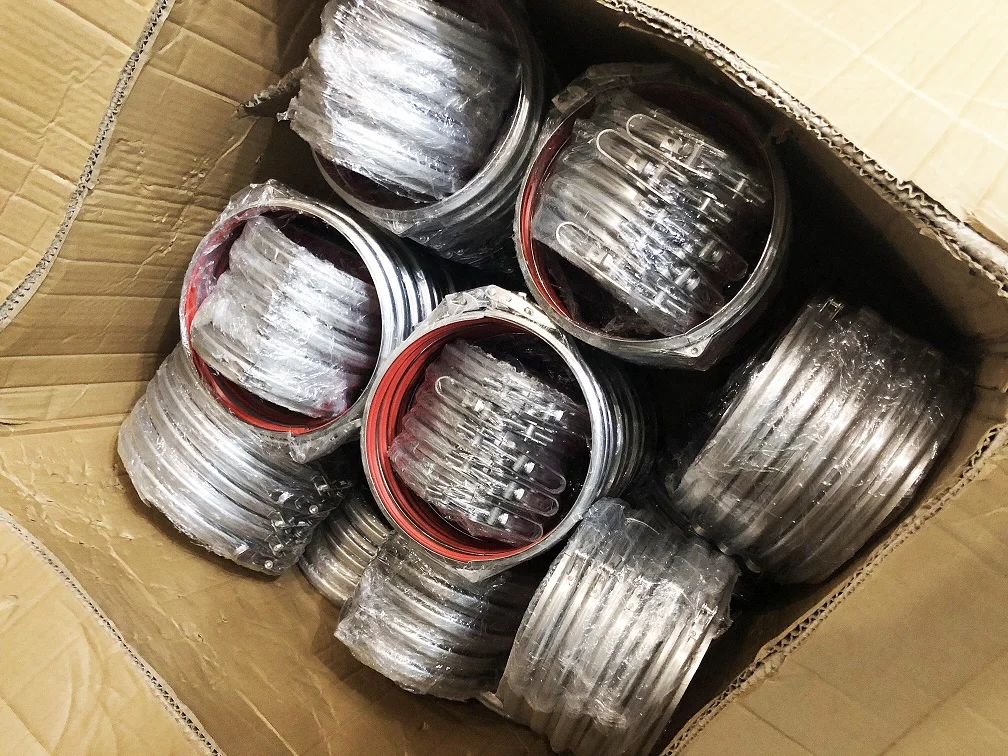 Ventilation Air Duct Metal Steel Quick Release V Band Ring Locking