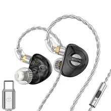 TRN MT4 PRO 2DD In Ear Earphone Bass High-Performance Dual Dynamic HiFi type-c Running Noise Cancelling Headset