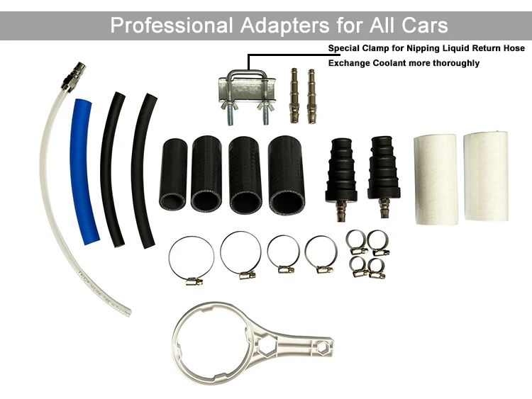 Automatic Coolant Antifreeze Fluid Exchange Replace Clean Engine Radiator Clean Cooling System