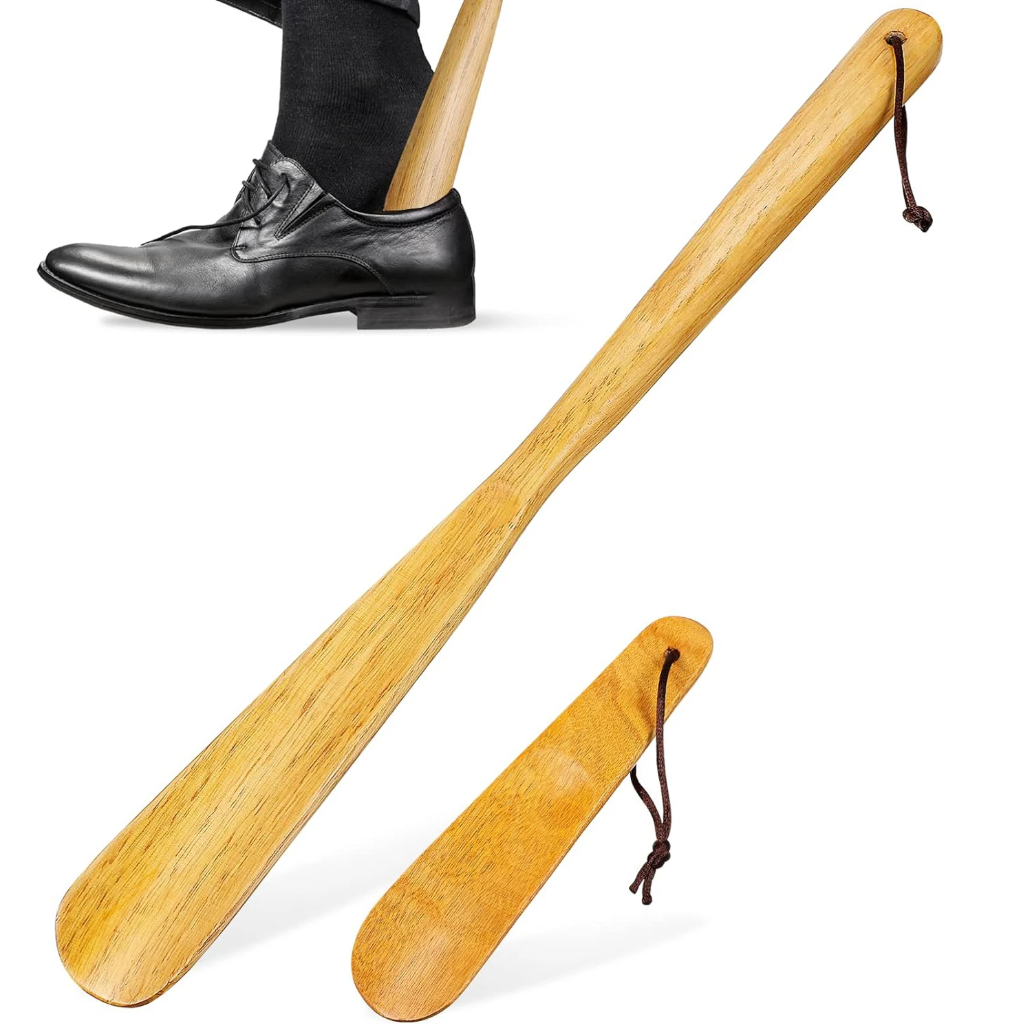 Wooden Made Long Shoehorn Natural Craft Best Quality Easy To Wear Shoe ...