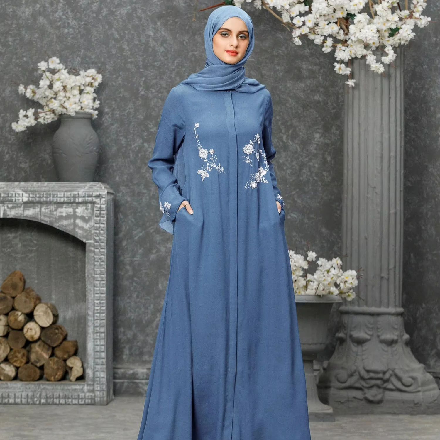 New Frock Abaya Designs New Muslim Abayas For Women Long Sleeved Dress  Dubai Lady Elegant Long