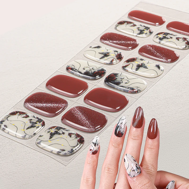 Neuer Stil Gel-Nagelklebeband UV-Gel nicht toxisch Semi-gehärtetes Gel-Nagelklebeband Fabriksgroßhandel
