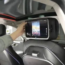 Typestar Car 4G+64G Interior Headrest 10.1 Inch Display Screen For Tesla Model 3 Y