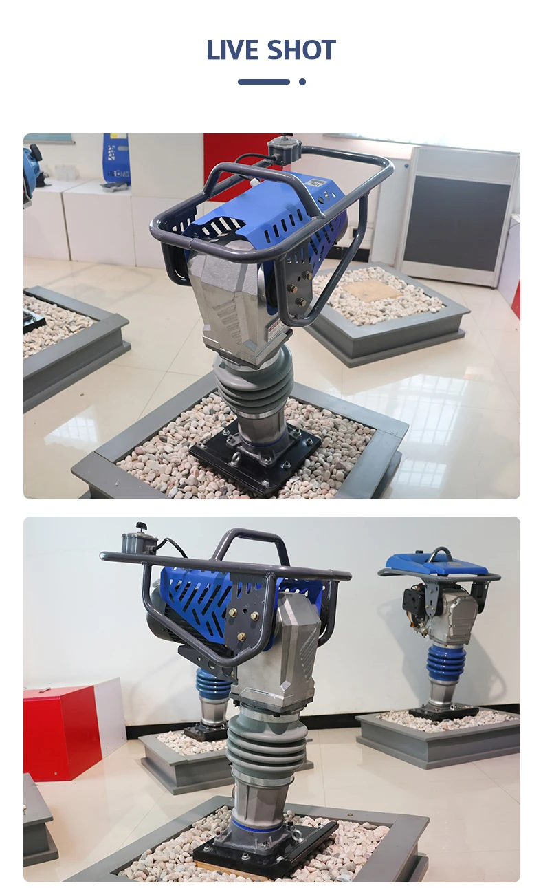 Electric Vibrating Compact Compactor Hammer Jumping Jack Rammer Machine ...