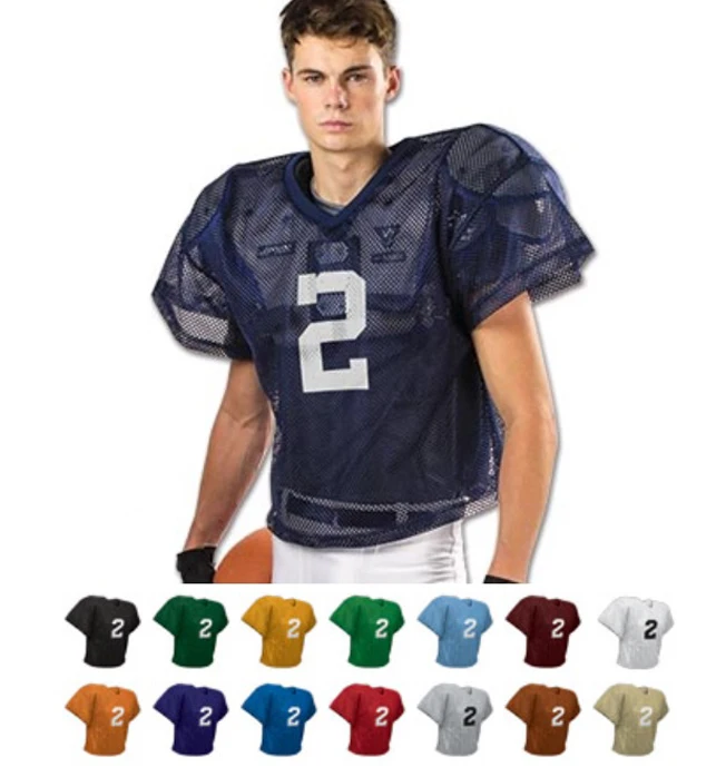  Adams Youth Porthole Mesh Practice Football Jersey