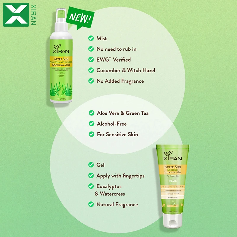 After Sun Soothing Hydrating Aloe Vera Gel And Spray 100 Natural