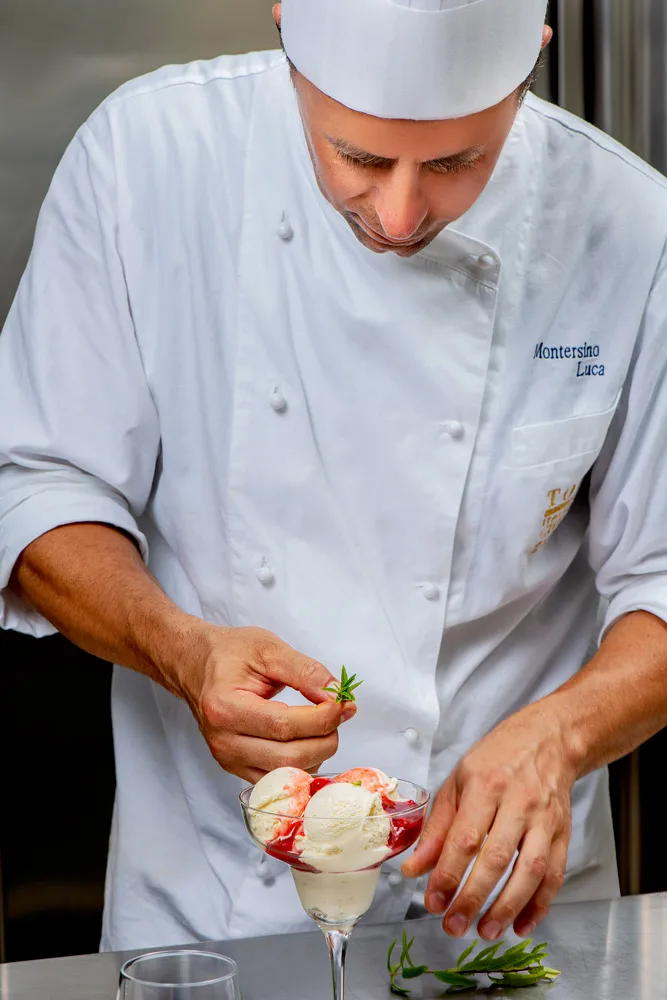 Высококачественное итальянское мороженое La Ricetta del gelato di Pa Mandarino Tetrabrick 1L для магазина HORECA