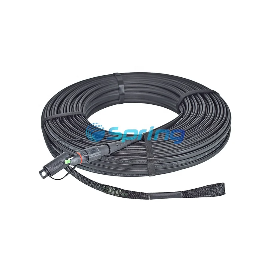 Sst Toneable Optitap Scapc Flat Drop Cable Fiber Cable Assembly With Pulling Eye Buy Optitap 4687