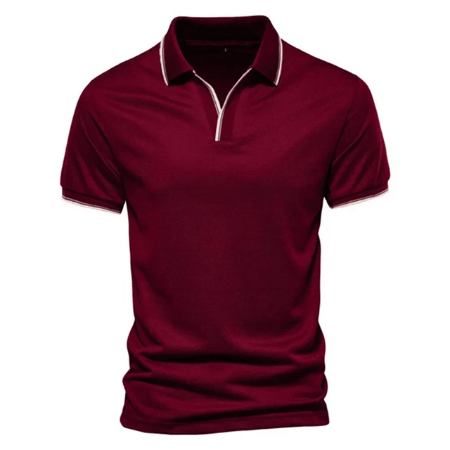 On Demand Top Quality Mix Color Combination Polo Collar Men T-shirts Custom Size Golf Clothing Classic Collar Men Polo T Shirt