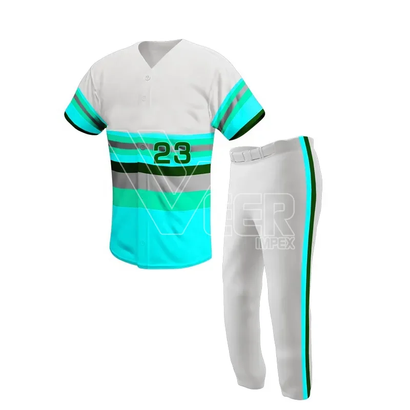 New Model Quick Dry Breathable Men Light Weight Baseball Uniform / 100