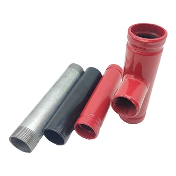 Sch40 Ul Fm Fire Fighting Painted Welded Mild Steel Pipes Astm A795 Red Painted/epoxy Tube Steel Pipe Manufactures