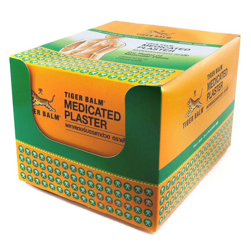 Tiger Balm Capsicum And Cool Medical Plaster (large 10cm X 14cm) Muscle