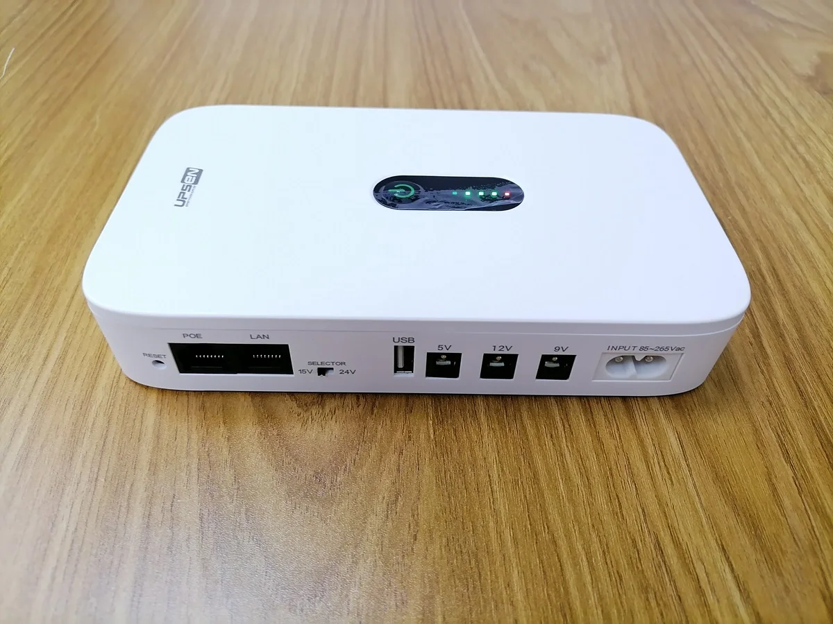 18W Mini Dc UPS Wifi Router Modem CCtv Camera Backup Battery Usb Power Bank Poe Dc 5V 9V 12V Mini Ups for Wifi Router