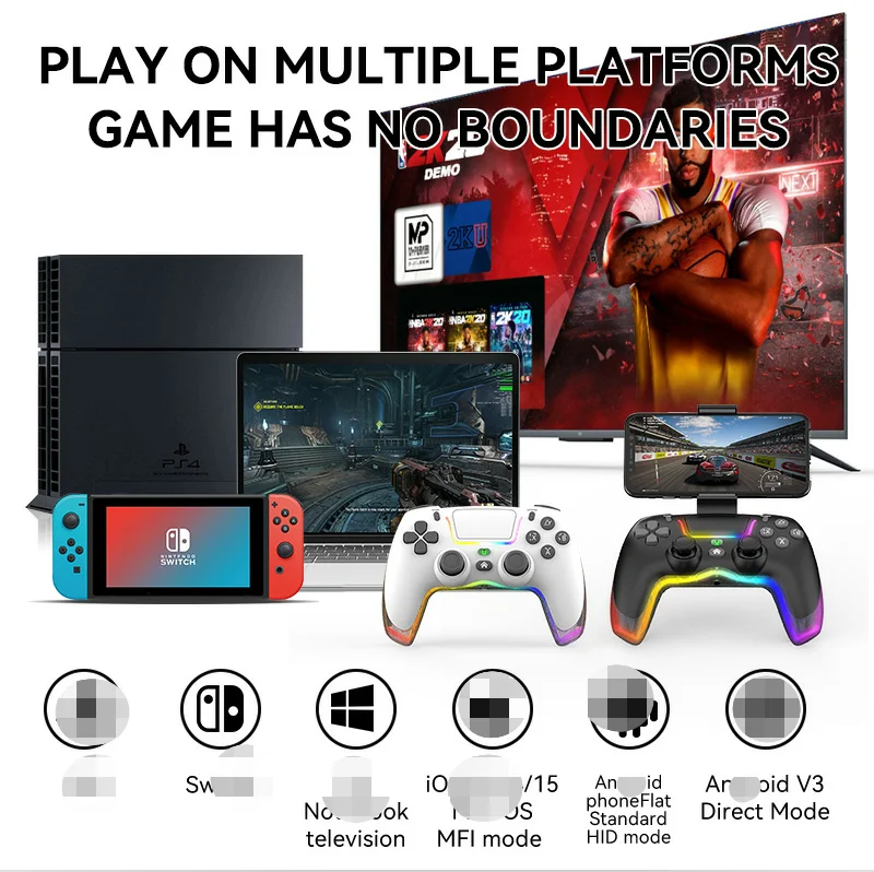 PS3セット、PS4コントローラー High Quality Gamepad for PS4 - Wireless & Full Functionality