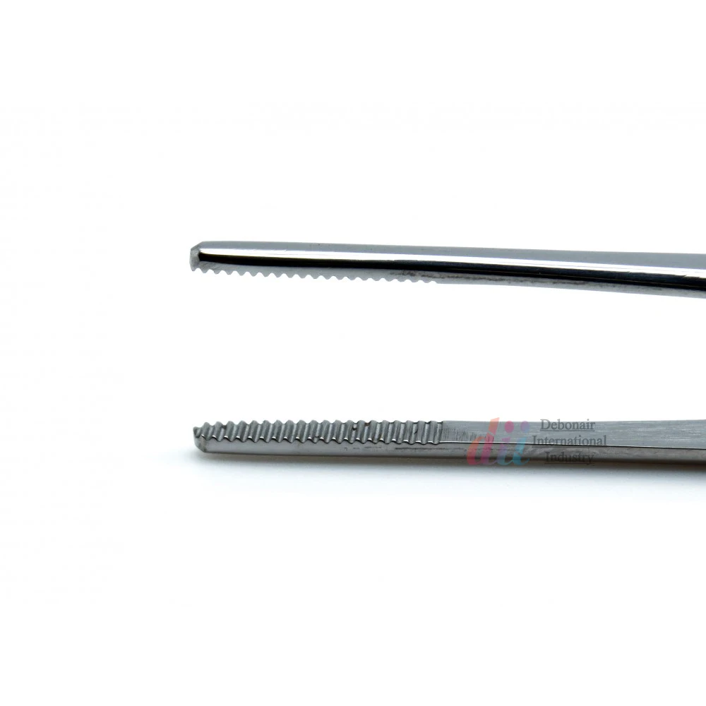 Stainless Steel Surgical Dressing Thumb Forceps 8 Inch Tissue Tweezer 2cm Serrated Tip Surgical