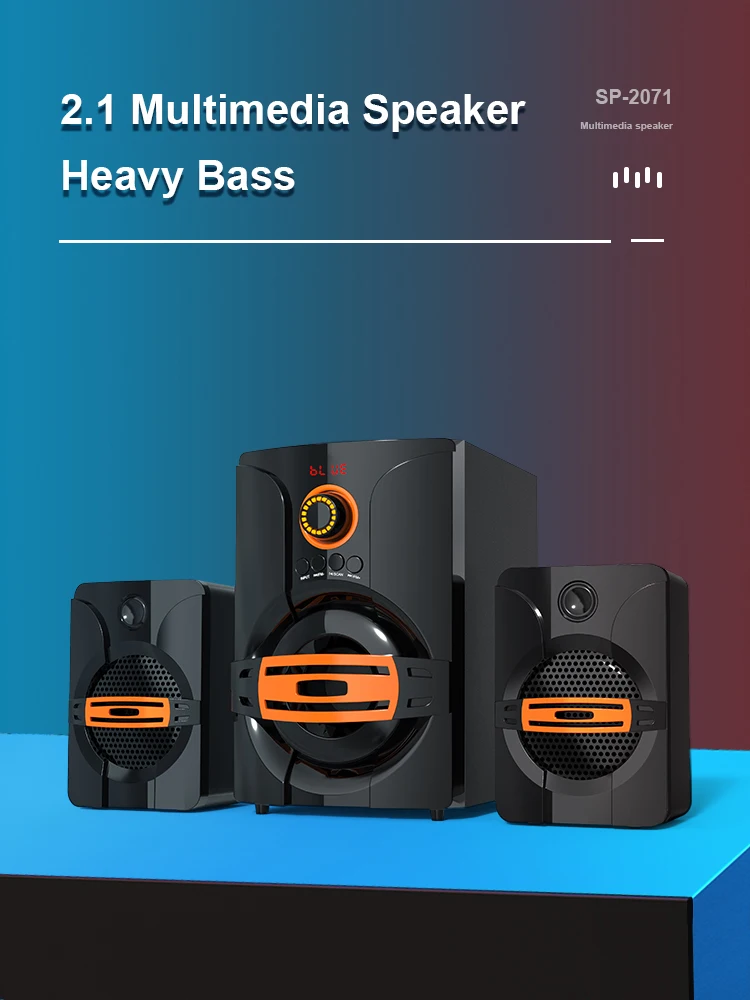 Good Sound Heavy Bass Woofer Multimedia Bluetooth USB Home Theatre BT  Subwoofer Laptop Computer Speaker TF