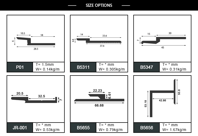 Lenwa Factory Wall Panel Z Clips Fixing System Aluminum Z Clip Hanger