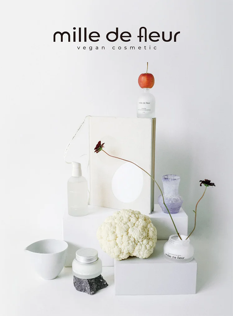 Korean Skin Care Serum Premium Vegan Cosmetic Mille De Fleur Etoile