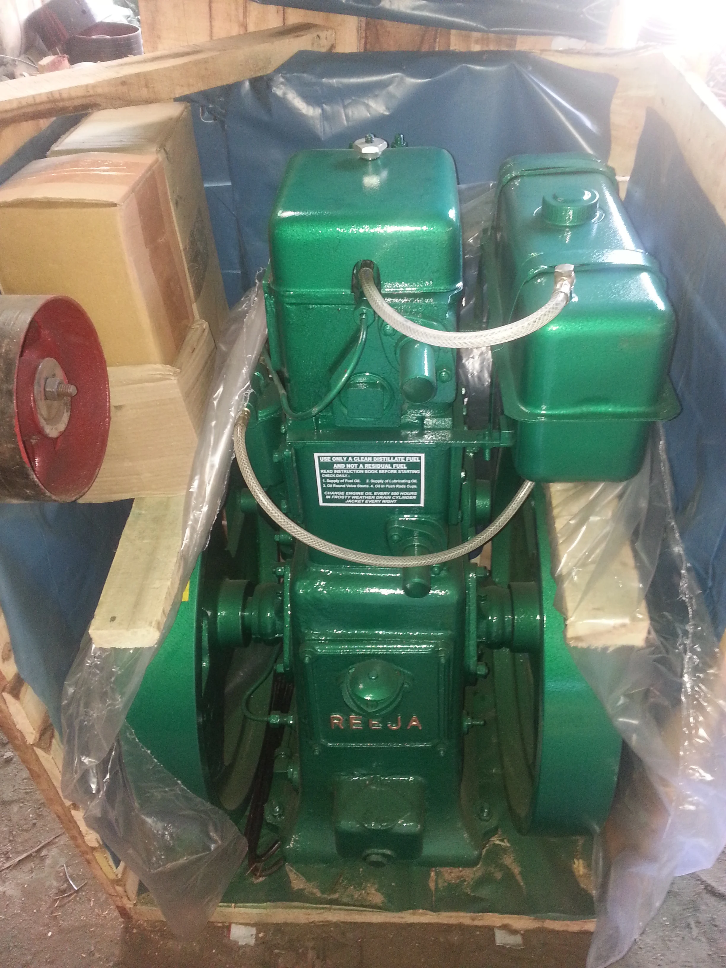 Lister Type Diesel Engine Slow Speed Water Cooled Used For Agricultural