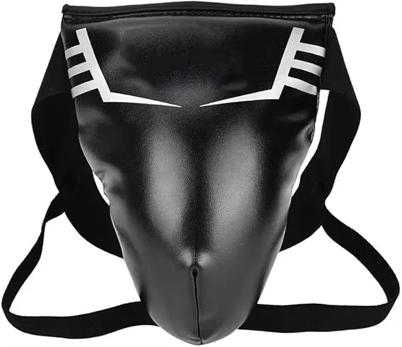 Custom Made Boxing Groin Guard / Kids Adult Jockstrap PU Leather Crotch Protector GROIN GUARD with Breathing
