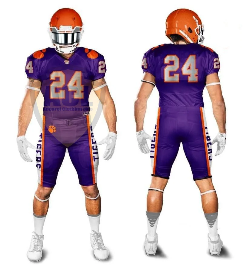 Custom American Football Uniforms Sublimation Football Jerseys Tackle ...