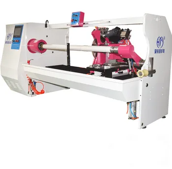 Automatic log roll to tape duct tape air conditioning ventilation pie tie tape cutting machine