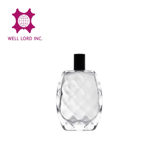 Beautiful Crystal-like Professional Mist Empty Cylinder Transparent Luxury  110ml Packaging Fragrance Spray Glass Perfume Bottle