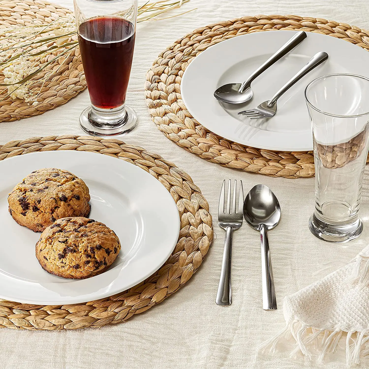 Fast Shipping Water Hyacinth Placemats Woven Placemats Vietnamese