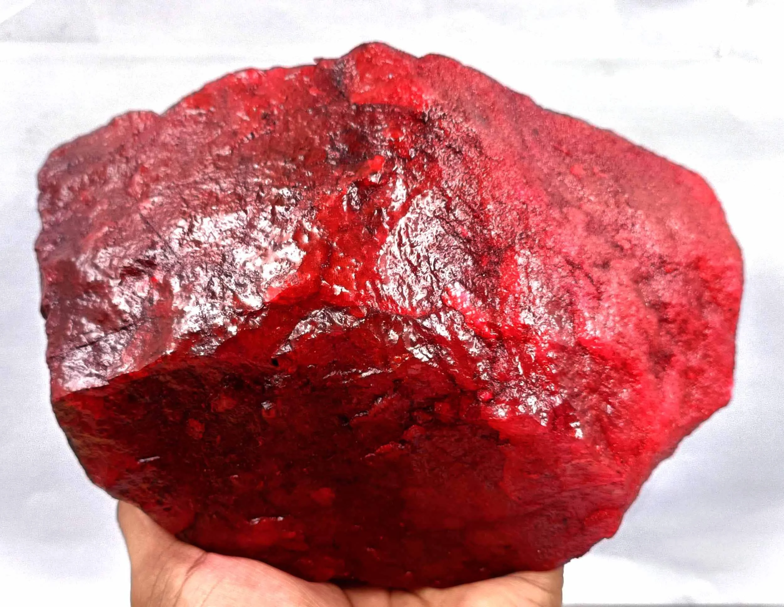 Lab Grown Red Ruby Gemstone Rough Gemstone African Ruby Gemstone Uncut Rough Exclusive Rare Collection Unique Quality Make Jewel