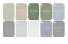 muted ivory grey wool rug