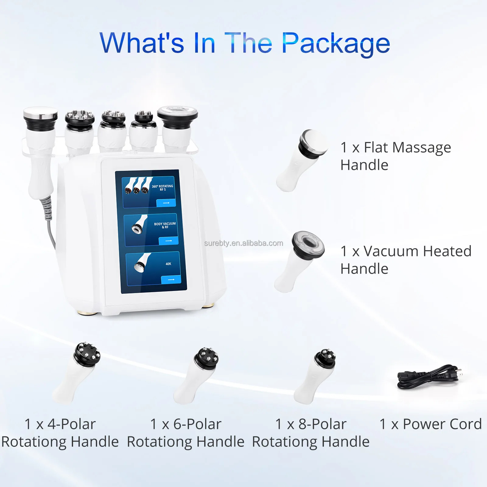 Multiple Polar Rf 360 Degree Radio Frequency Treatment Machine 40khz