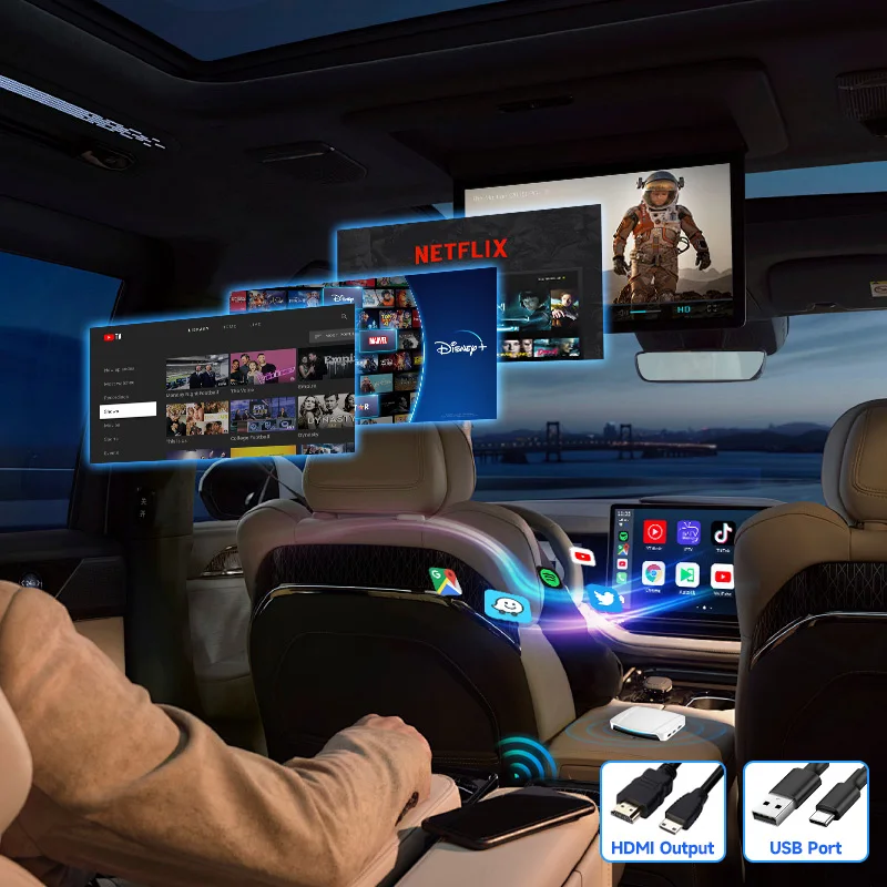 Carlinkit Tbox UHD 8G 128GB - Smart Carplay Dongle