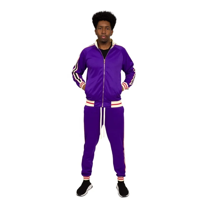 Custom Two-Piece Training Sweatsuits for Men Woven Gay Jogger Track Hoodie Sportswear for Summer Sports Blank Tracksuit Clothing